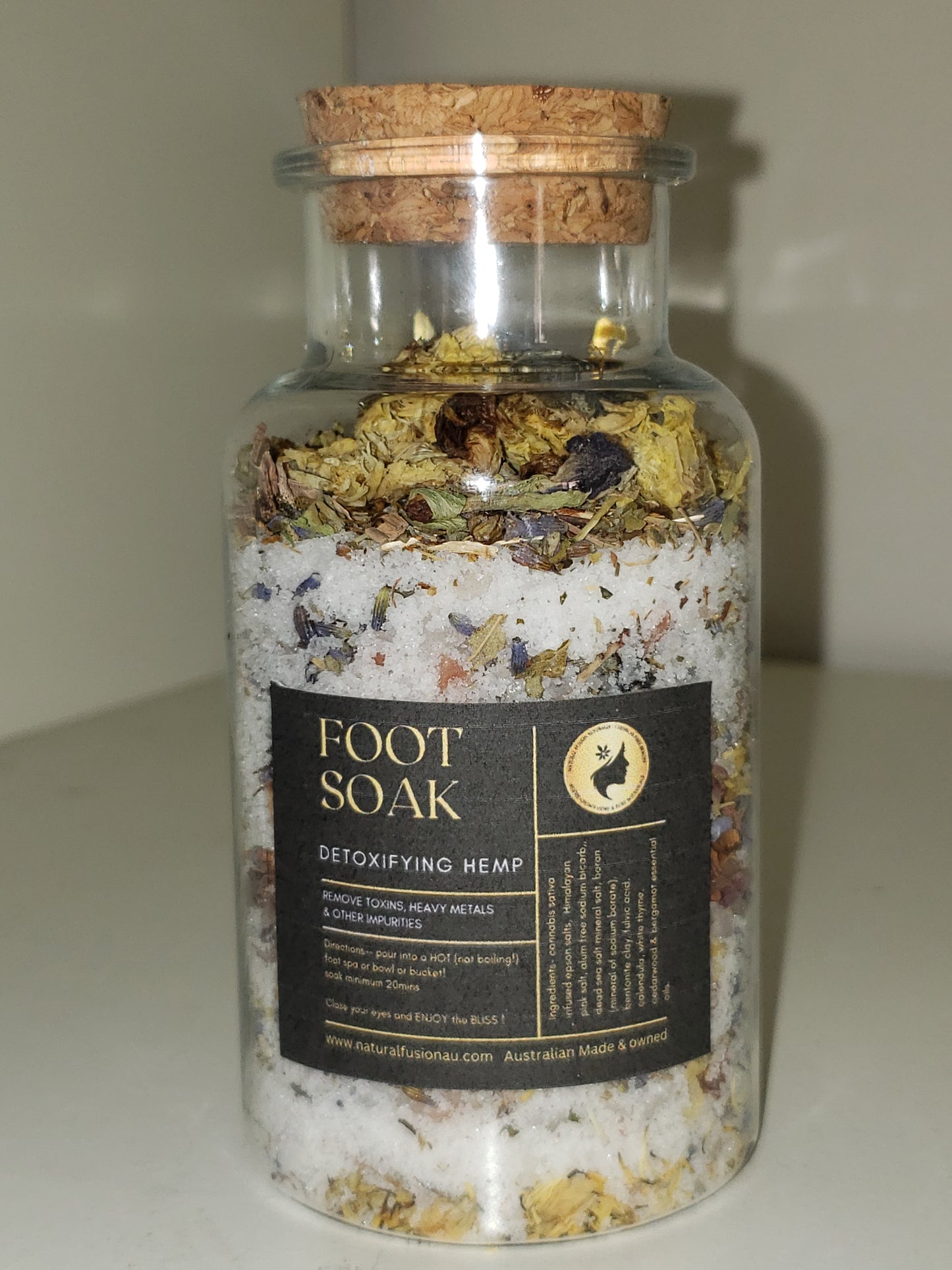 Foot & Bath Soaks Infused with Hemp