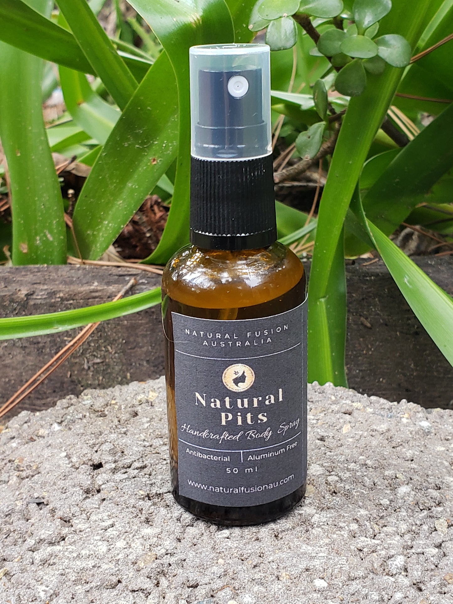 'Natural Pits' Handcrafted Body Spray now with added Magnesium