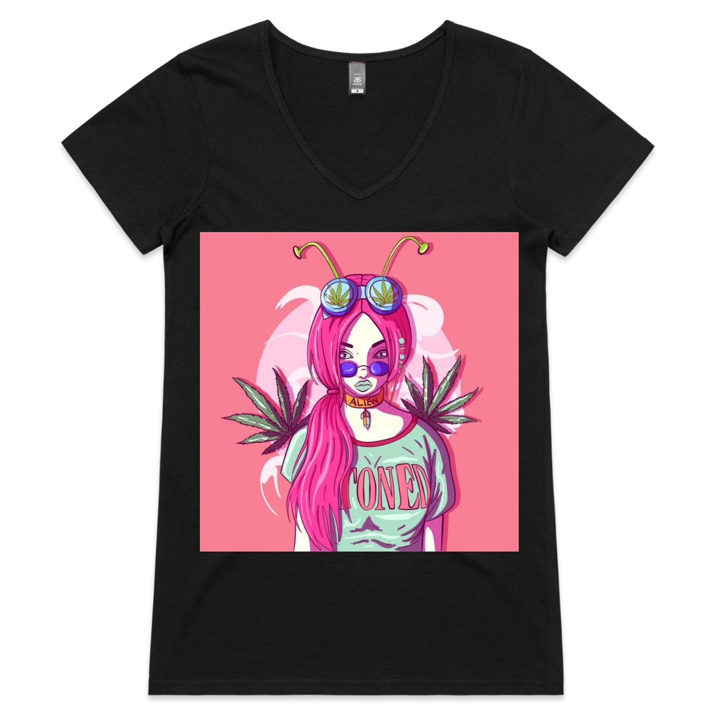 AS Colour Bevel - Womens V-Neck T-Shirt