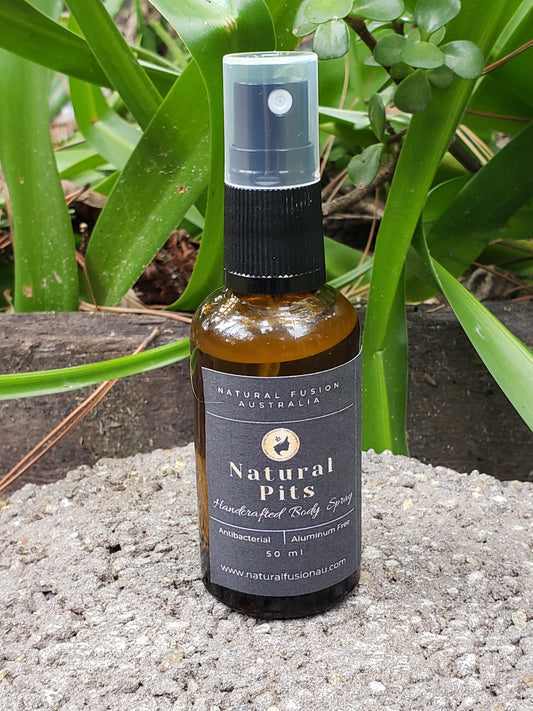 'Natural Pits' Handcrafted Body Spray now with added Magnesium