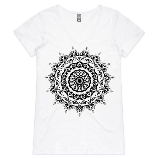 AS Colour Bevel - Womens V-Neck T-Shirt