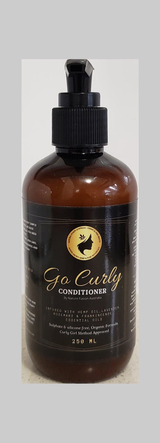 'Go Curly' Organic Hemp Conditioner 125mls