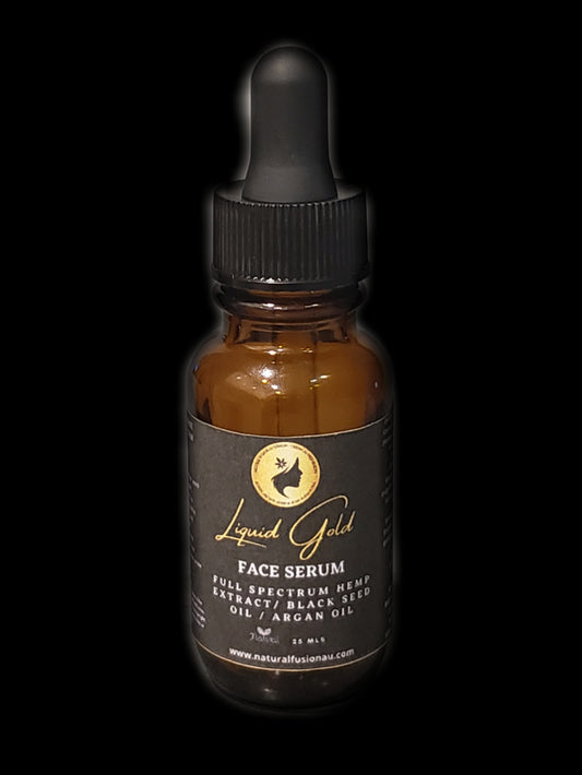 LIQUID GOLD Face Serum with hemp & Black seed oil